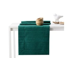 AmeliaHome Staltiesė 40×120 cm tamsiai žalia AH VESTA