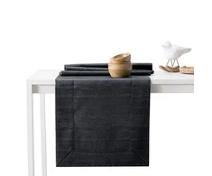 AmeliaHome Staltiesė juoda 40×200 cm AH VESTA