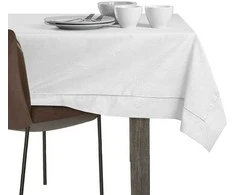AmeliaHome Staltiesė 140×220 cm balta AH VESTA