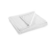 Pledas DecoKing Henry, baltas, 70 cm x 150 cm
