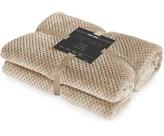 DecoKing Cappuccino spalvos pledas 170 x 210 cm HENRY