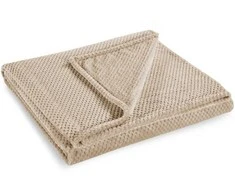 DecoKing Cappuccino spalvos pledas 170 x 210 cm HENRY