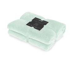 Mėtų spalvos pledas DecoKing HENRY 70×150 cm