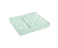 Mėtų spalvos pledas DecoKing HENRY 70×150 cm