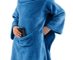 DecoKing Antklodė vaikams, tamsiai mėlyna (90×105 cm) — LAZYKIDS INDIGO