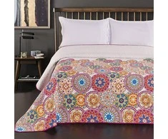 DecoKing Lovatiesė 200 × 220 cm, balta ()