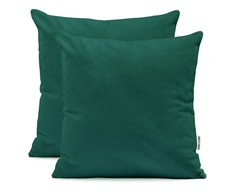 DecoKing Pagalvės užvalkalas 80 × 80 cm BOTTLEGREEN