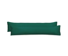 DecoKing Pagalvės užvalkalas 20 × 120 cm BOTTLEGREEN