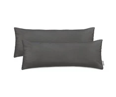 DecoKing Pagalvės užvalkalai 40x145 tamsiai pilkos