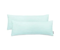 DecoKing Pagalvės užvalkalas 40×145 cm, 2 vnt. FROZENBLUE