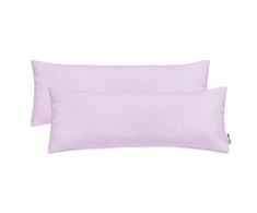 DecoKing Pagalvės užvalkalas 40×145 cm, 2 vnt LILA
