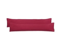 DecoKing Pagalvės užvalkalas 20×145 cm, bordo spalvos
