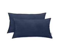 DecoKing Pagalvių užvalkalų komplektas 40×80 cm, tamsiai mėlynas