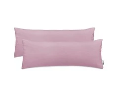 DecoKing Pagalvės užvalkalas 40×145 cm 2 vnt OLDLILAC