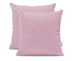 DecoKing Pagalvių užvalkalai 40×40 cm, 2 vnt., šviesiai liliiniai