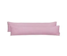 DecoKing Pagalvės užvalkalas 20×120 cm 2 vnt. OLDLILAC