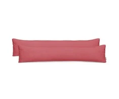 DecoKing Pagalvės užvalkalas 20×120 cm rožinės spalvos