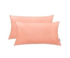 DecoKing Pagalvės užvalkalas 40×80 persiko spalvos PEACH