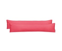 DecoKing Pagalvės užvalkalas avietinės spalvos 20×145 cm, 2 vnt.