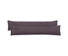DecoKing Pagalvės užvalkalas 40 × 200 cm CHOCOLATE