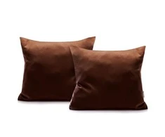 DecoKing Pagalvės užvalkalas 50 × 50 cm (2 vnt.) CHOCOLATE