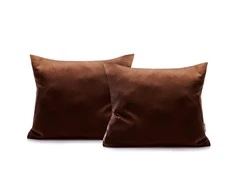 DecoKing Pagalvių užvalkalų komplektas 50 x 60 cm, 2 vnt., šokoladinis