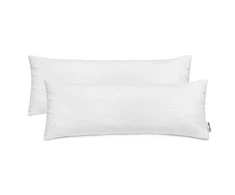 DecoKing Pagalvės užvalkalas 40 × 145 cm, balta, 2 vnt