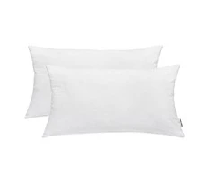 DecoKing Pagalvės užvalkalas baltas 40×80 cm, 2 vnt.