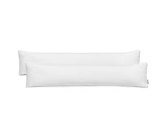 DecoKing Pagalvės užvalkalas 20 × 145 cm, balta, 2 vnt.