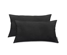 DecoKing Pagalvės užvalkalas 40 × 80 cm, juodos spalvos