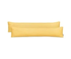 DecoKing Pagalvės užvalkalas 20×120 cm oranžinis, 2 vnt.
