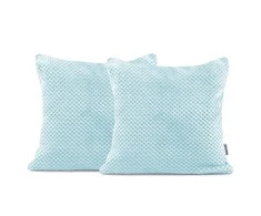 DecoKing Pagalvės užvalkalas 45×45 cm šviesiai mėlynas HENRY