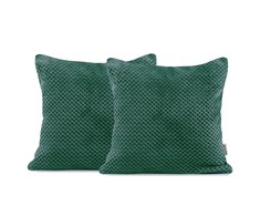 DecoKing Pagalvės užvalkalas 45×45 cm tamsiai žalia HENRY