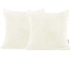 DecoKing Pagalvės užvalkalas 45×45 cm kreminės spalvos HENRY