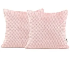 DecoKing Pagalvės užvalkalas 45×45 cm pudrinė rožinė HENRY