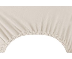 DecoKing Paklodė su guma 220–240 × 220 × 30 cm, gintaro spalvos