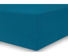 DecoKing Paklodė su guma, tampri 80–90x200+30 BLUESAPPHIRE