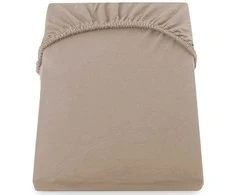 DecoKing Paklodė su guma 120–140×200+30 cm, cappuccino
