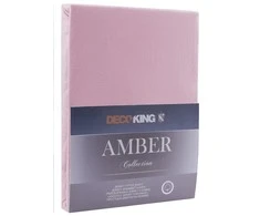 DecoKing Paklodė su guma 120–140×200+30 cm Amber
