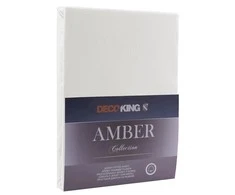 Paklodė DecoKing Amber 180-200x200+30 cm, spalva: šviesiai pilka