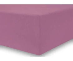 DecoKing Paklodė su guma 80–90 × 200 cm, 30 cm PLUM