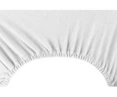 Paklodė DecoKing Amber Balta, 220x200 cm, su guma