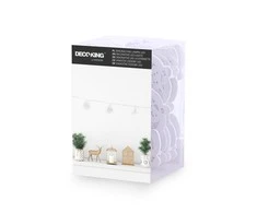 DecoKing Kalėdiniai LED varpeliai „Jingle Bells“, 10 vnt., šiltai balti