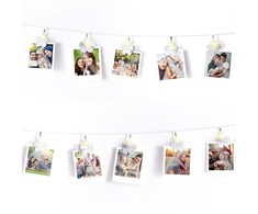 DecoKing LED dekoratyvinė girlianda Snowflake, 10 LED