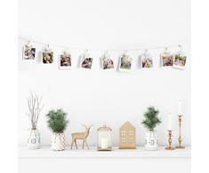 DecoKing LED dekoratyvinė girlianda Snowflake, 10 LED