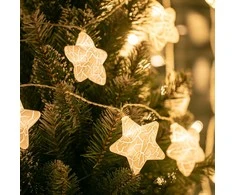 DecoKing Šiltai balti LED žibintai LAVAR, 10 vnt.