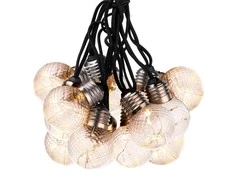 Elektrinė girlianda DecoKing Crystalball LED, 10 vnt.