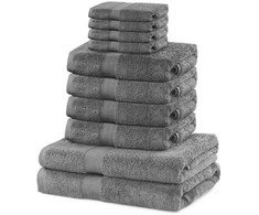 Rankšluostis DecoKing Rankšluosčių rinkinys 2 × 70 × 140 cm, 4 × 50 × 100 cm, 4 × 30 × 50 cm MARINA SIL
