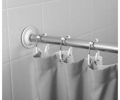 Umbra RINGS/FLEX/SHOWER/DB/Baltas