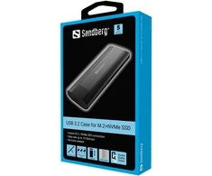Sandberg USB 3.2 dėklas, skirtas M.2+NVMe SSD